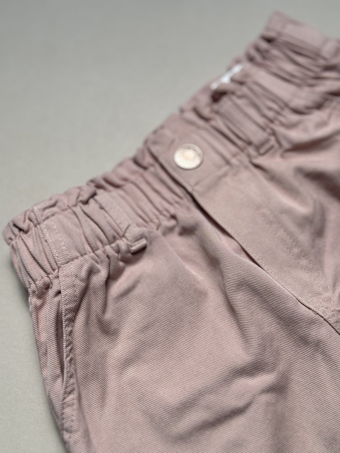 H&M Paperbag Waist Dusky Pink Trousers in 3-4 Years