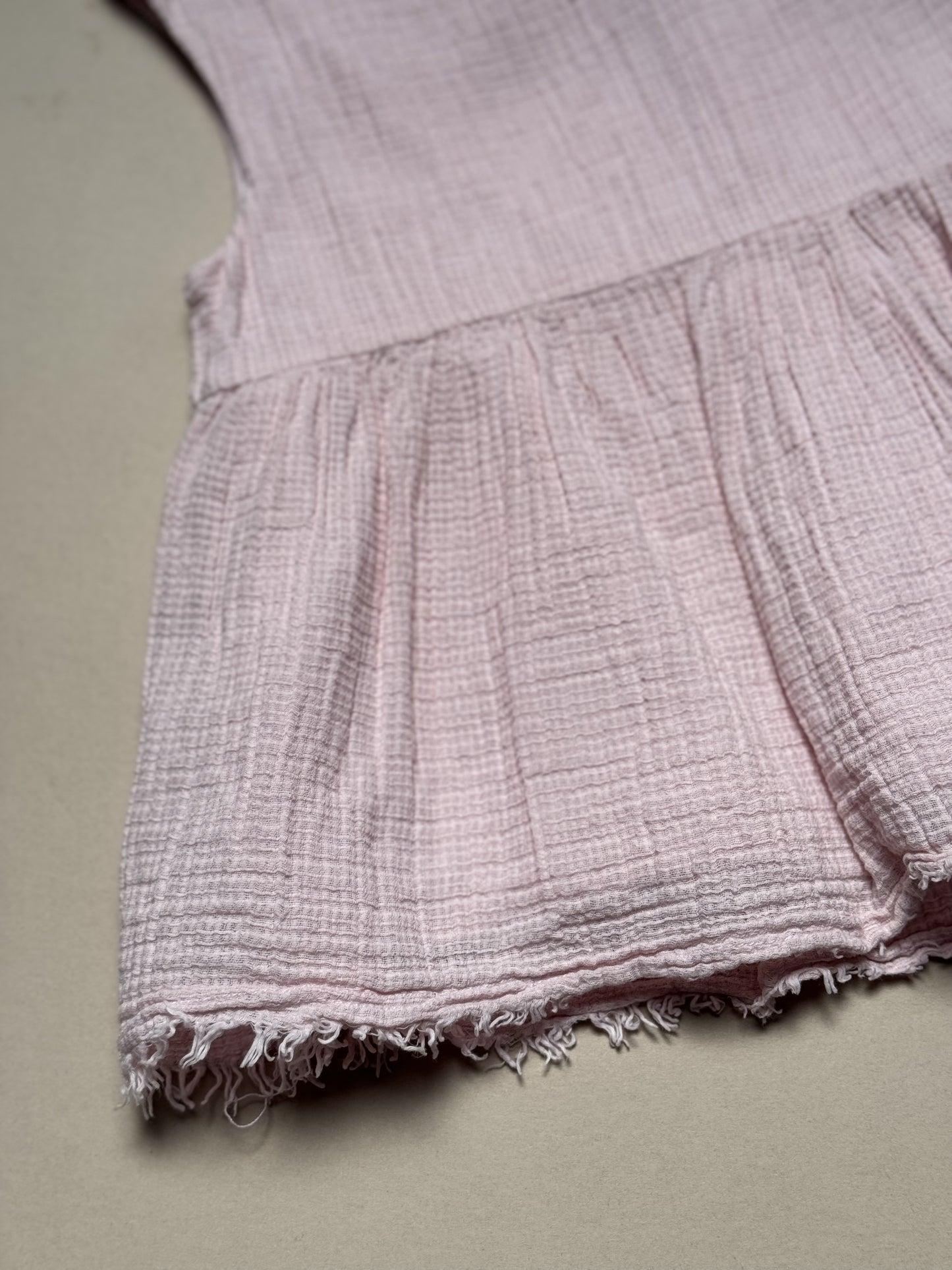 Zara Distressed Pink Vest Top in 4-5 Years