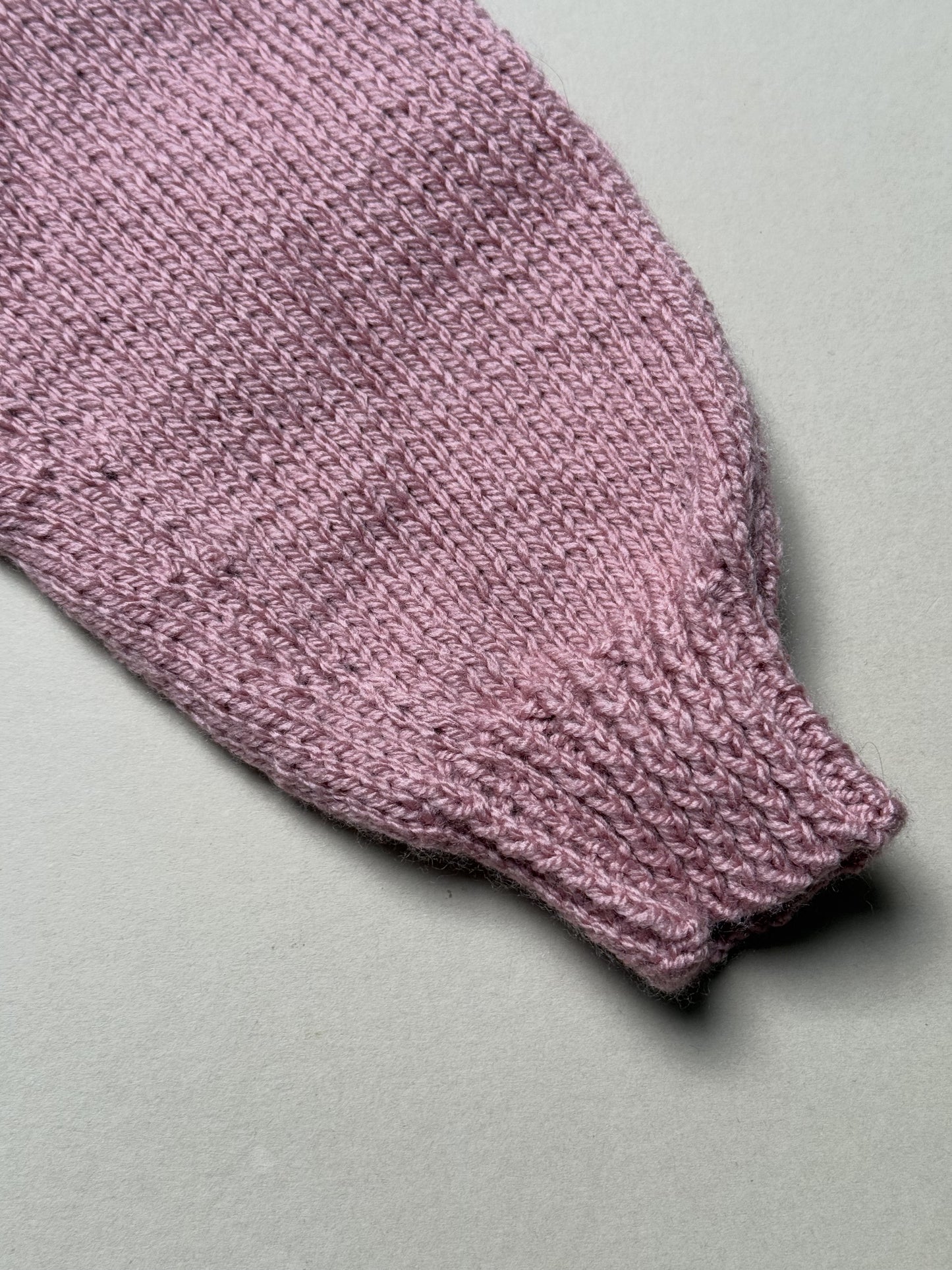 Handknitted Skipping Bunny Jumper Best Fit 3-4 Years