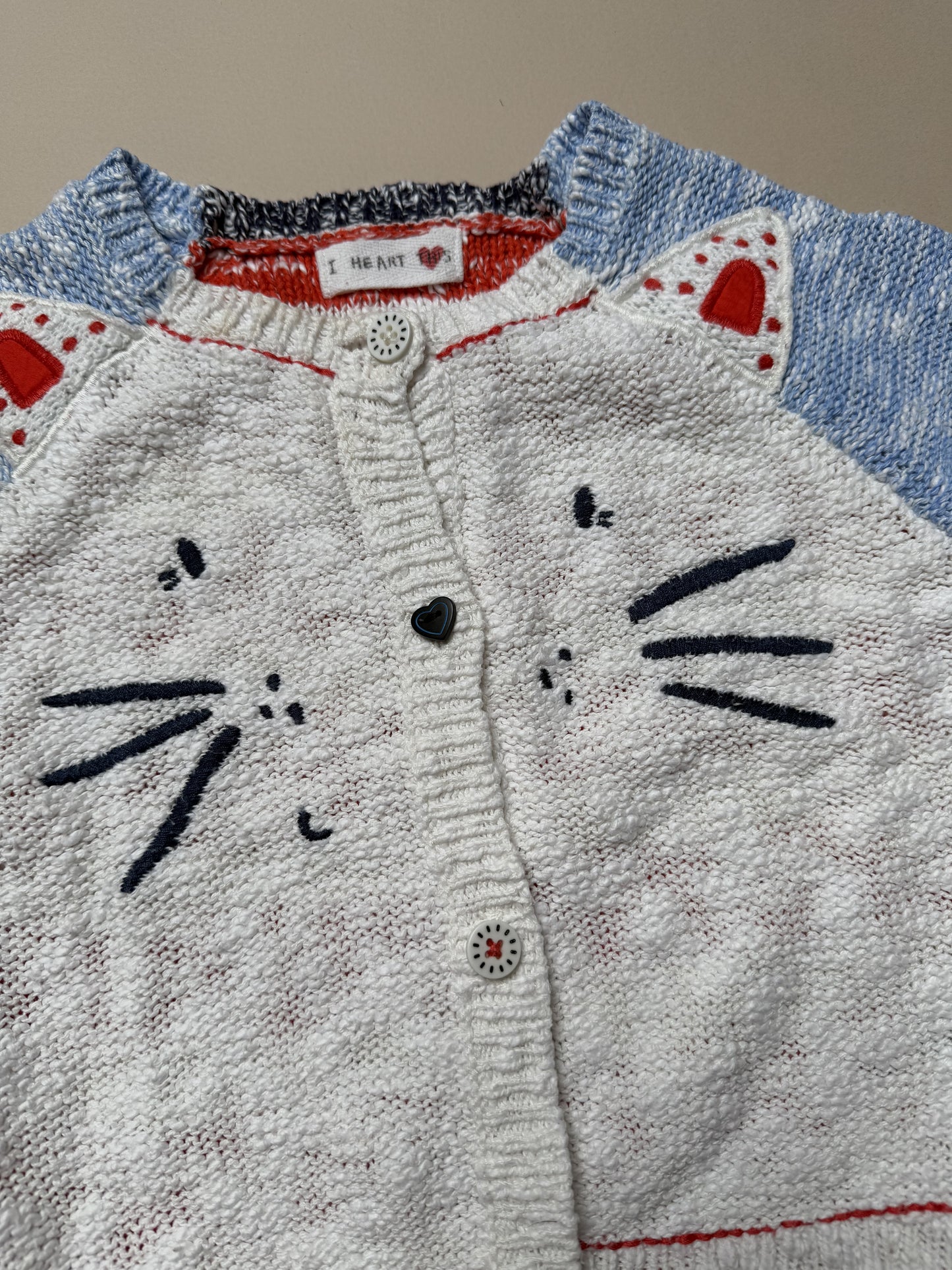 Next Lightweight Cat Knitted Cardigan in 18-24 Months