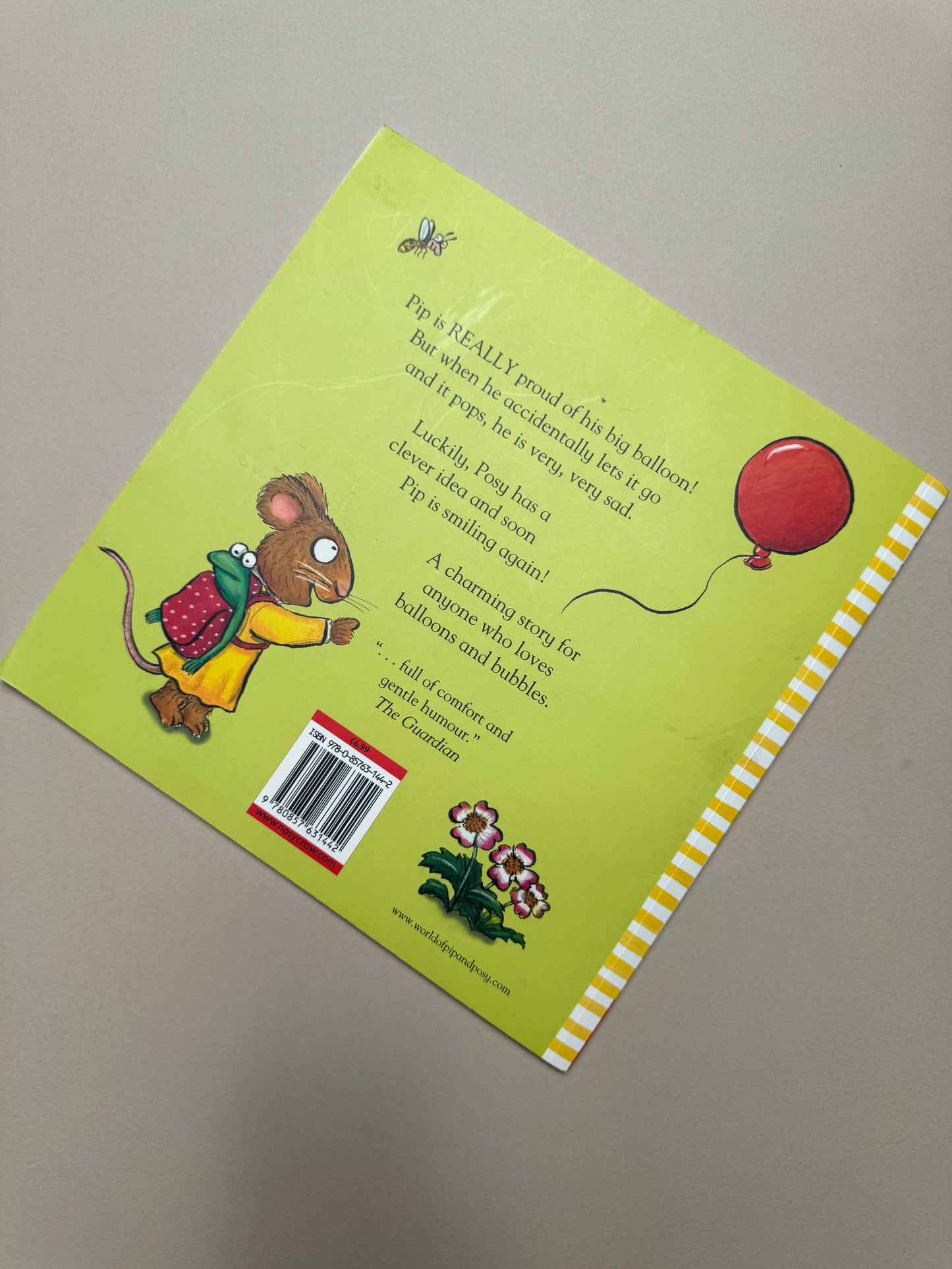 Pip & Posy: The Big Balloon Paperback By Axel Scheffler