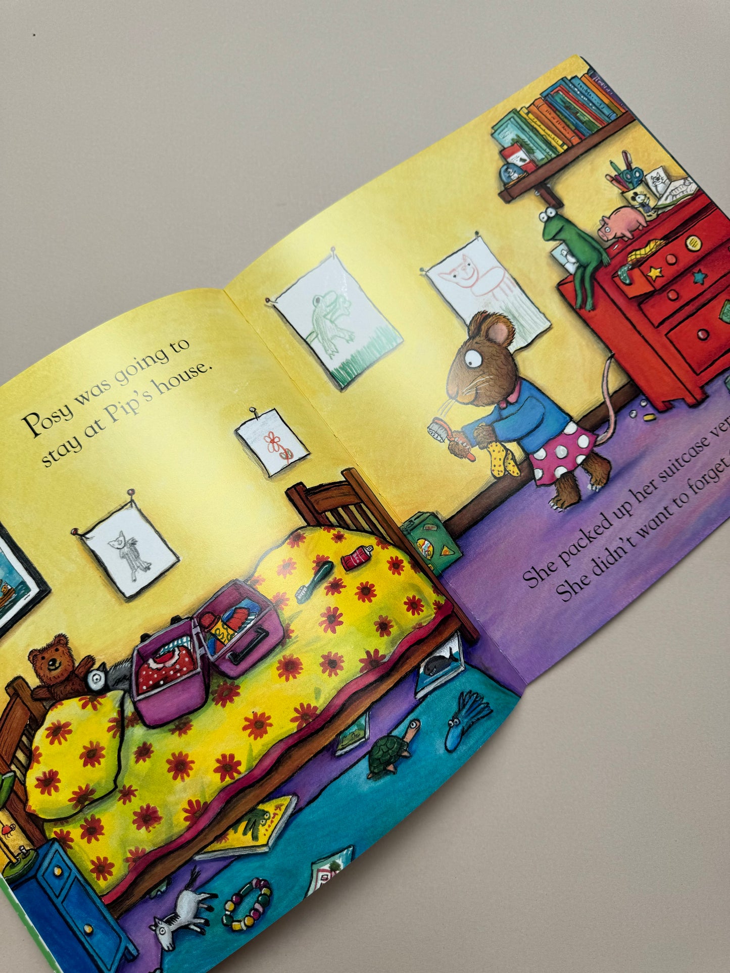 Pip & Posy: The Bedtime Frog Paperback By Axel Scheffler