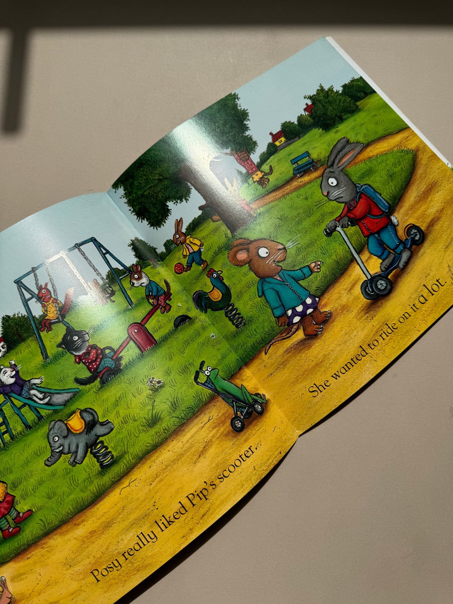 Pip & Posy: The Super Scooter Paperback By Axel Scheffler